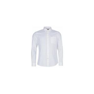 Blouse Barbour Men Nelson Tailored Shirt White-XL