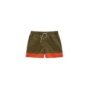 OAS - Orange Stripe - Zwemshort - Groen / Oranje