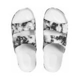 Freedom Moses - Fancy - Slipper - Bandhani White