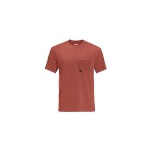 T-Shirt Jack Wolfskin Men Wanderthirst T Barn Red