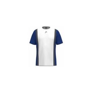 Tennisshirt HEAD Men Club 25 Tech Tee Royal White-L