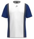 HEAD - Club 25 - Tennisshirt - Royal White