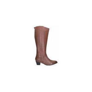 JJ Footwear - Prescot - Dameslaars - Cognac - Leer