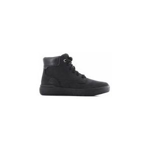 Timberland Junior Seneca Bay 6 Inch Side Zip Nubuck Jet Black-Schoenmaat 38