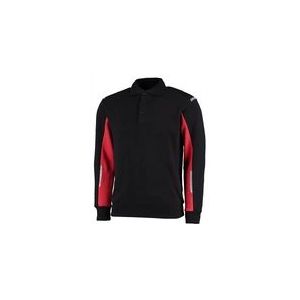 Werktrui Ballyclare Unisex Capture Identity Duo Polosweater Joe Black Red-S