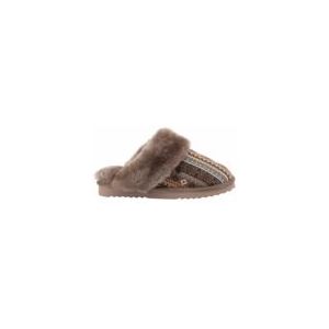 Pantoffel Warmbat Women Collie Print Woven Mud-Schoenmaat 39