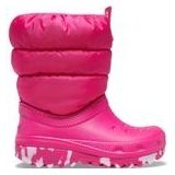 Snowboot Crocs Kids Classic Neo Puff Boot Candy Pink-Schoenmaat 32 - 33
