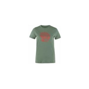 T-Shirt Fjällräven Women Abisko Wool Fox SS Patina Green Terracotta Brown-S