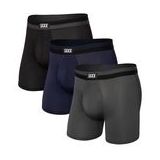 Boxershort Saxx Men Sport Mesh Black/Navy/Graphite 3-Pack-XS