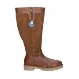 Dameslaars JJ Footwear Melton Cognac Kuitmaat M/L-Schoenmaat 38