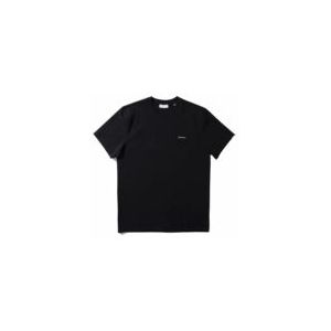 T-Shirt Edmmond Studios Men Mini Logo Plain Black-XXL