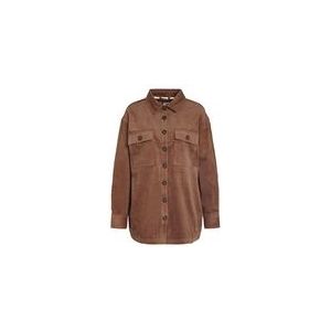 Blouse Barbour Women Oakfield Overshirt Taupe-10