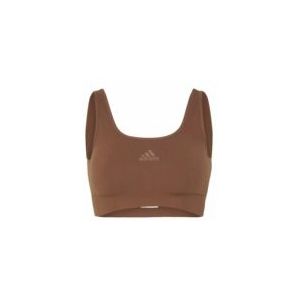 Sport BH Adidas Women Scoop Lounge Bra Toasted Mocha-M