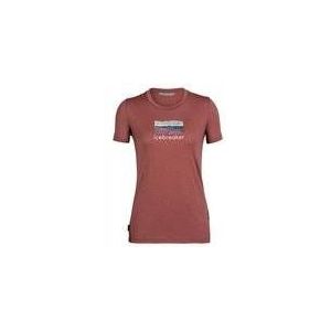 T-Shirt Icebreaker Women Tech Lite II SS Tee Trailhead Grape-XL