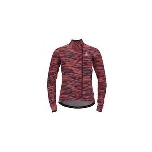 Fietsshirt Odlo Women Midlayer Full Zip Zeroweight Ceramiwarm Siesta-L