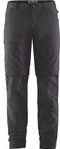 Broek Fjällräven Men Travellers MT Zip-off Trousers Dark Grey