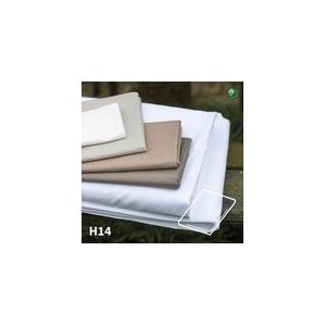 Topper Hoeslaken Dommelin 10-14 cm Hazelnoot (Organic Percal)-180 x 220 cm