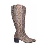 JJ Footwear - Adana - Dameslaars - Taupe - Slangenprint - Kuitlaars