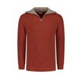 Trui Blue Loop Men Essential Nautic Sweater Brown-XL
