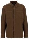 Barbour - Regular Moleskin Overshirt - Dark Sand - Blouse