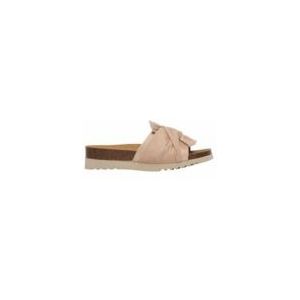 Scholl - Princy - Slippers - Beige - Microvezel - Kurk- en Rubberzool