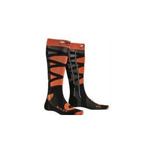 Skisok X-Socks Ski Control 4.0 Anthracite Orange-Schoenmaat 42 - 44