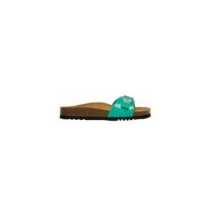 Scholl - Estelle Ve - Slipper - Turquoise - Synthetisch Patent Leer