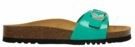 Scholl - Estelle Ve - Slipper - Turquoise - Synthetisch Patent Leer
