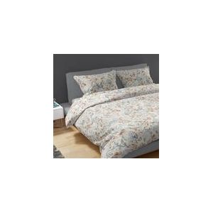 Dekbedovertrek Romanette Lana Taupe Grijs Flanel-140 x 200 / 220 cm | 1-Persoons