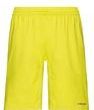 Tennisbroek HEAD Boys Bermudas Club Yellow-Maat 128