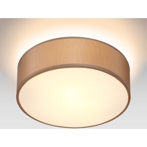 Monzana Plafondlamp 40W Rond - 30cm / Fitting E27 - Taupe