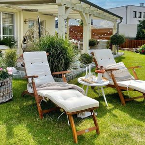 Ligstoel Queen Mary® 2 stuks Acaciahout FSC®-gecertificeerd 169x54x95cm