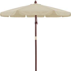 Kingsleeve Parasol 330cm – UV Bescherming 80+ Waterafstond - Crème