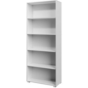 Casaria - Vela Boekenkast - Wit - 5 Vakken - Verstelbaar