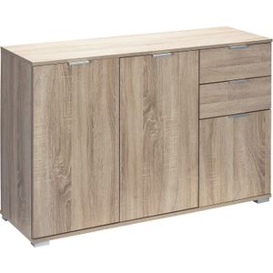 Casaria - Alba - Dressoir - Eiken - MDF - 3 Deuren 2 Laden