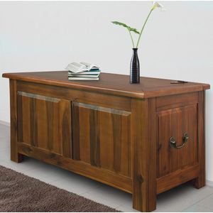 Casaria - Opbergkist - Bruin - Acaciahout - 85 x 44 x 48 cm