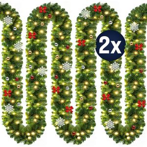 Casaria Guirlande - 2x10m 160 LEDS IP44 - Warmwit