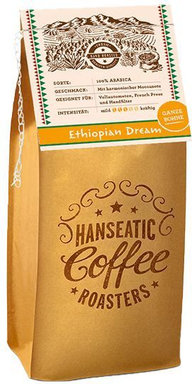 Hanseatic Coffee Company Ethiopian Dream, 250g ganze Bohne, 0.25 von FROG.coffee