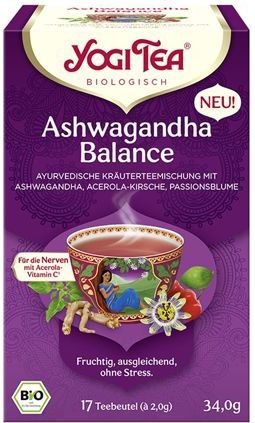 YOGI TEA Bio Ashwagandha Balance, 17 Teebeutel, 0.034 von FROG.coffee