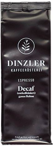 Dinzler Espresso Decaf entkoffeiniert, 250g ganze Bohne, 0.25 von FROG.coffee