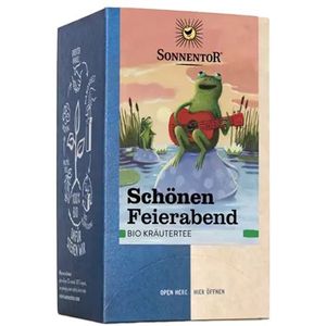 Sonnentor ""Schönen Feierabend"" Bio-Kräutertee, 18 Teebeutel, 0.027 von FROG.coffee