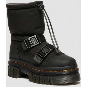 Dr. Martens Leder Audrick Lo Puffer Stiefel in Schwarz, Größe: 37