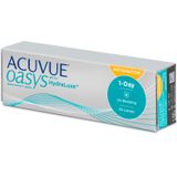 Acuvue Oasys 1-Day with HydraLuxe for Astigmatism (30 lenzen) Sterkte: -7.50, BC: 8.50, DIA: 14.30, cilinder: -0.75, as: 180°