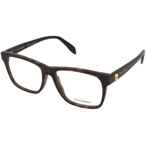 Alexander McQueen - AM0282O - Bril - Zwart - Met Correctie