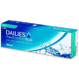 Dailies AquaComfort Plus Toric (30 lenzen) Sterkte: -3.75, BC: 8.80, DIA: 14.40, cilinder: -1.25, as: 20°