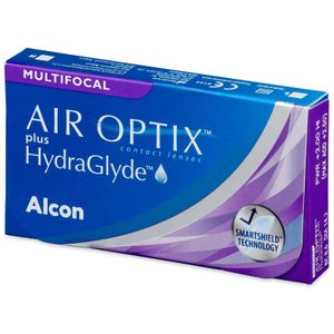 Air Optix plus HydraGlyde Multifocal (6 lenzen) Sterkte: -8.75, BC: 8.60, DIA: 14.20, ADD sterkte: HI (MAX ADD +2.50)