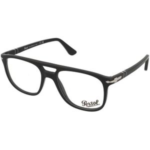 Persol - PO3329V Greta - Optische Monturen - Zwart - Acetaat - Piloot