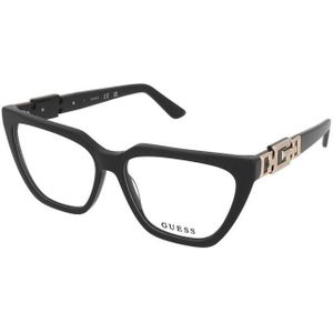 Guess - Cat-eye Brillen - Zwart - Met Kettingdetail op de Pootjes