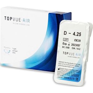 TopVue Air (1 lens) Sterkte: +3.75, BC: 8.60, DIA: 14.20