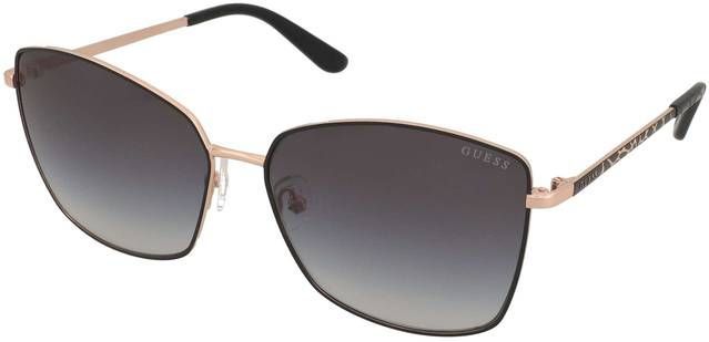 Guess - GU00149 02B - Zonnebril - Zwart - Metaal